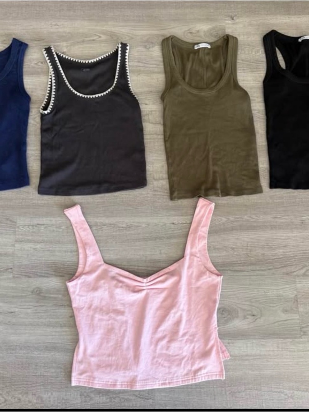 Lot of 5 Women’s Pink Tank Top - Soft Cotton Camisole
